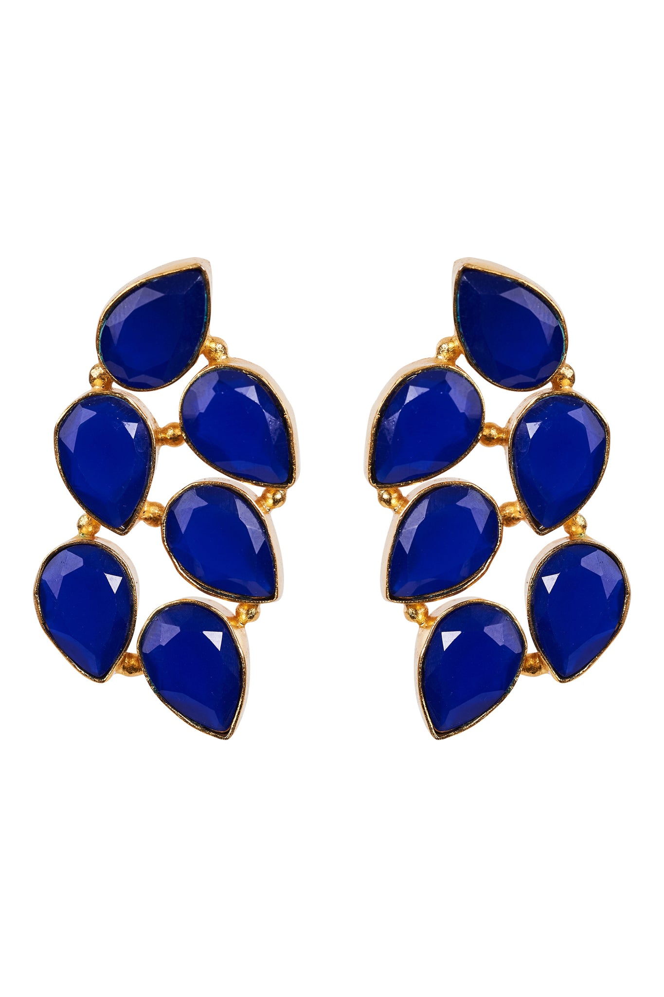 Eb & Ive - Awaken Earring - Pearl/Gold, Sapphire or Pearl Drop