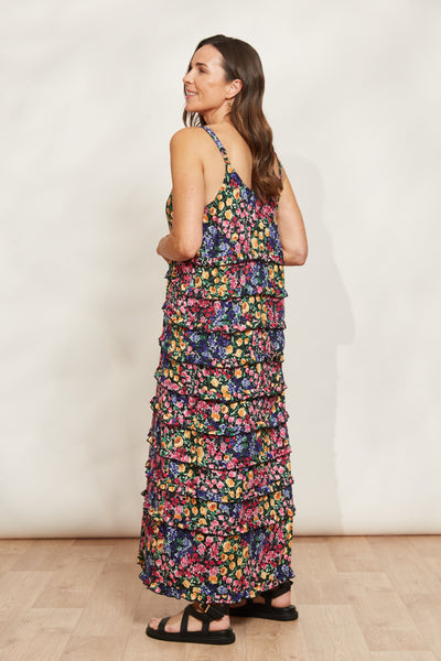 Eb & Ive - La Mer Frill Maxi Dress - Blume