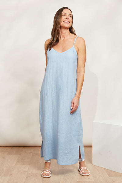 Eb & Ive - Sojourn Tank Maxi Dress - Coast