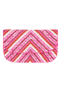 Eb & Ive - Elysian Clutch Bag - Rasberry