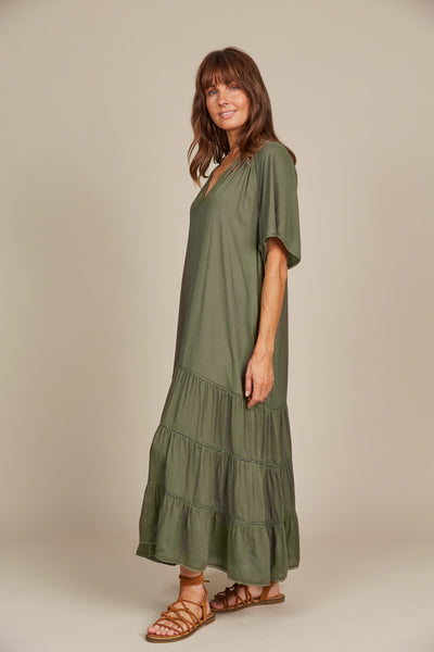 Isle of Mine - Esme Maxi Dress - Olive