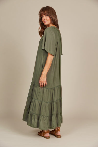 Isle of Mine - Esme Maxi Dress - Olive