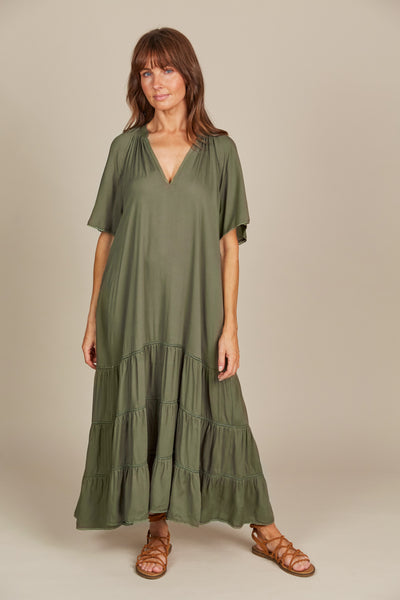 Isle of Mine - Esme Maxi Dress - Olive