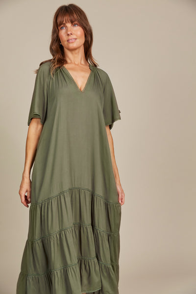 Isle of Mine - Esme Maxi Dress - Olive