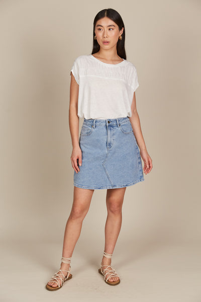 Isle of Mine - Margot Denim Skirt - Stellar