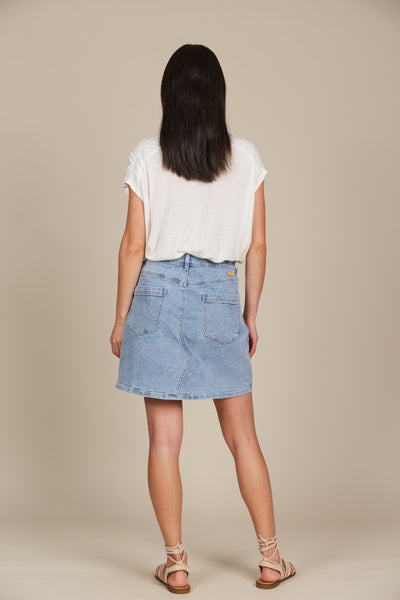 Isle of Mine - Margot Denim Skirt - Stellar