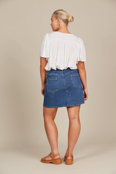 Isle of Mine - Margot Denim Skirt - Denim