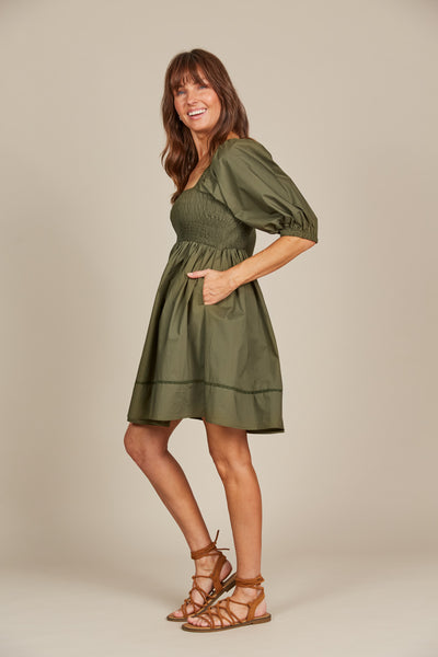 Isle of Mine - Remi Mini Dress - Olive