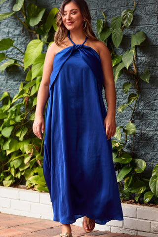 Haven - Portofino Halter Maxi Dress - Lago