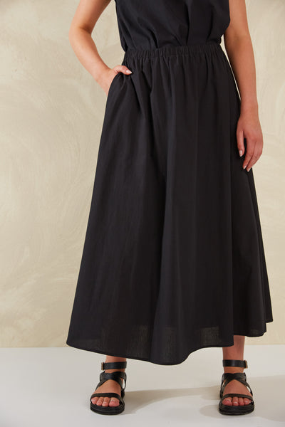 Haven - Adelfia Maxi Skirt - Domino