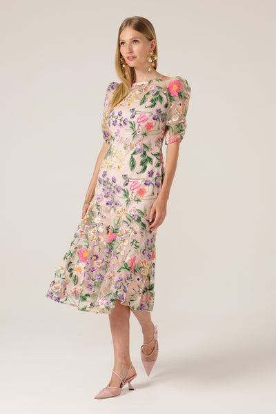 Sacha Drake - Cardelina Dress - Lavender Pink Floral