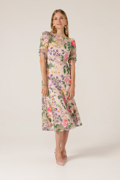 Sacha Drake - Cardelina Dress - Lavender Pink Floral