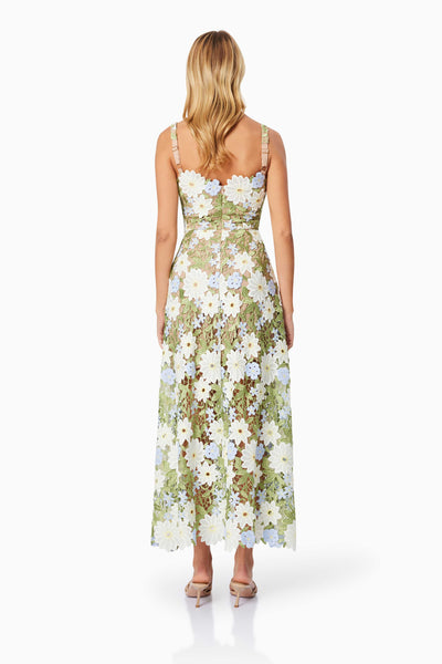 Elliat - Flora Lace Midi Dress - Multi