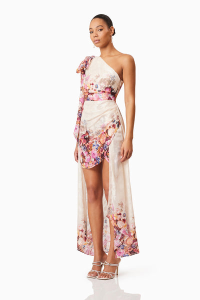 Elliatt - Perla Hi Lo Gown Dress - Floral Multi