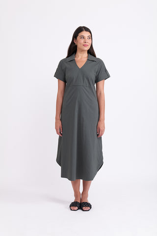 Foil - Easy Going Dress - Viridian CFO7814