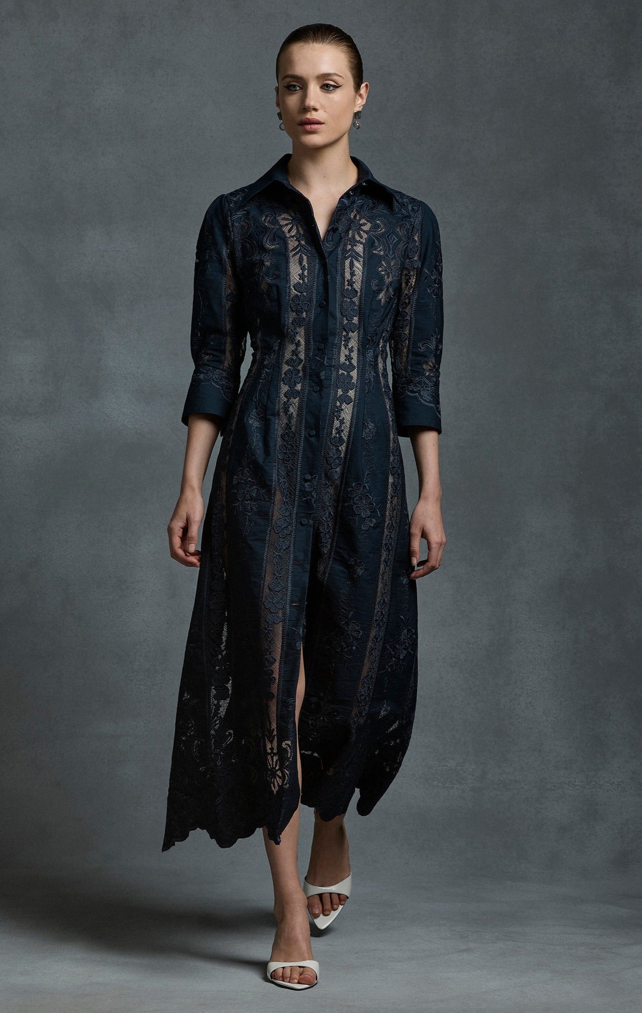 Moss & Spy - Kristen Shirt Dress - Midnight