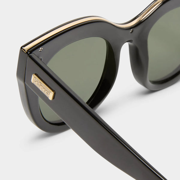 Le Specs Sunglasses - Air Heart - Black/Gold 1602175