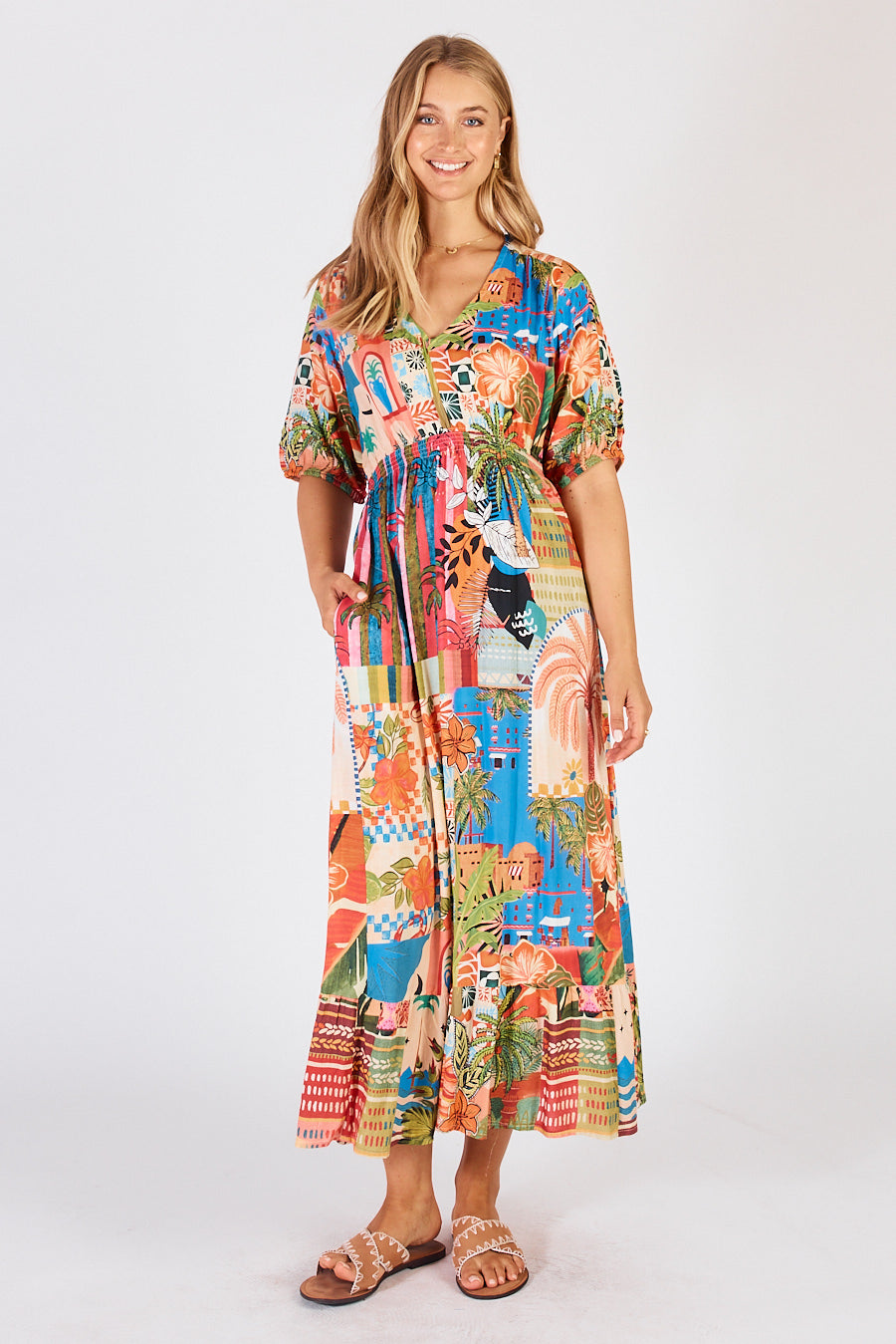 Lula Life - Jedda Midi Dress - Spice