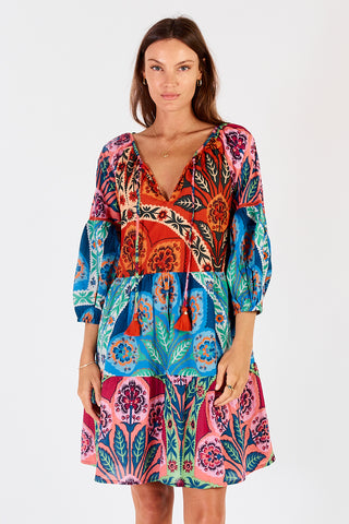 Lula Soul - Poetta Tiered Dress - Multi