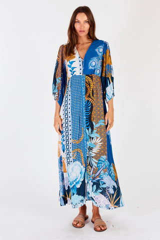 Lula Soul - Ravello Midi Dress - Azure