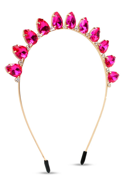 Morgan & Taylor - Hot Pink Raye Headband FS1128