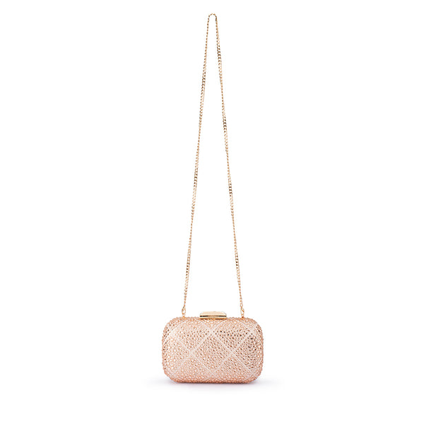 Olga Berg - BLUSH  KEREN Diamond Hotfix Clutch - OB2154