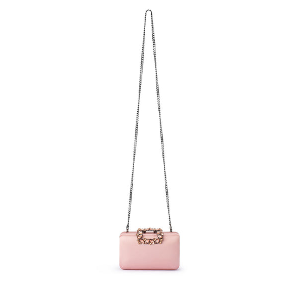 Olga Berg - BLUSH MARGALIT Crystal Lock Clutch - OB2157