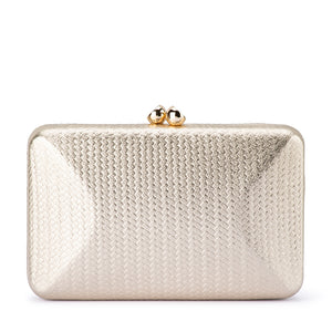 Olga Berg - GOLD CHICA Metallic Textured Clutch - OB4803