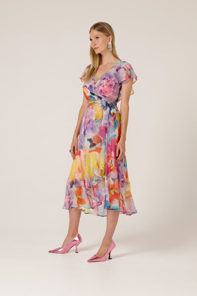 Sacha Drake - Pajaritos Wrap Dress - Multi Floral