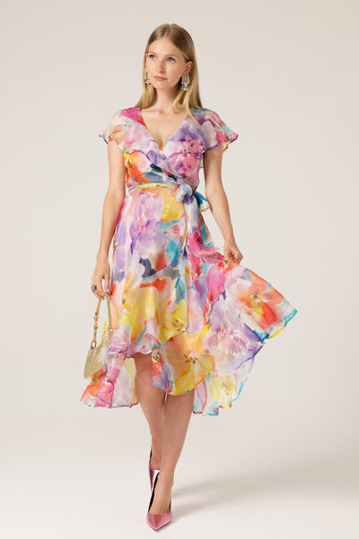 Sacha Drake - Pajaritos Wrap Dress - Multi Floral