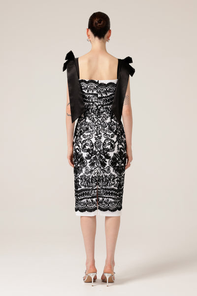 Sacha Drake - Pica Pica Dress - Black White Ribbon