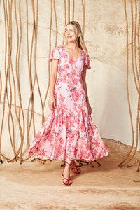 Verge - Rosebud Dress - Print 9267WT