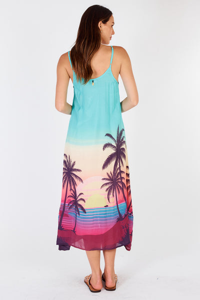 Rubyyaya - Sunset Midi Dress - Multi