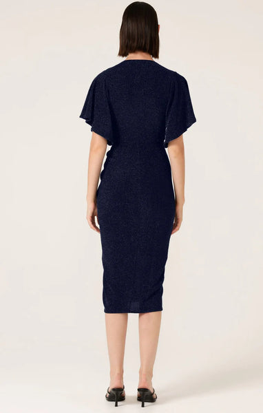 Sacha Drake - The Emporium Dress - Navy Lurex