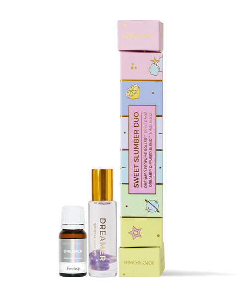 Bopo Women - Sweet Slumber Duo Dreamer Crystal Perfume Roller & Diffuser Blend