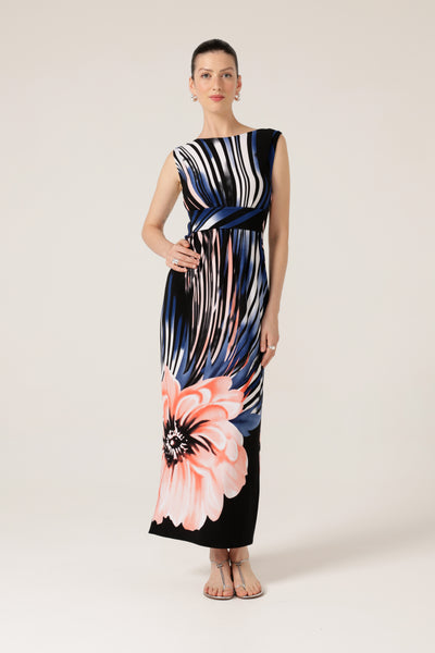 Sacha Drake - Zanda Dress - Lotus Black Peach