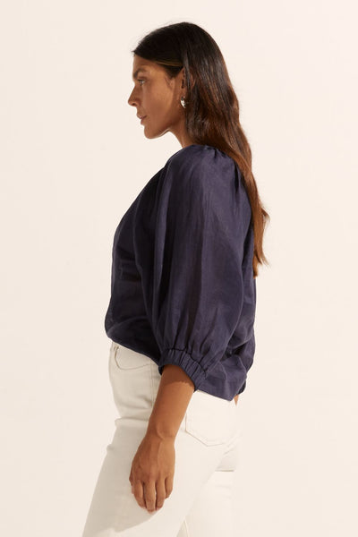 Zoe Kratzmann - Imbue Top - Indigo