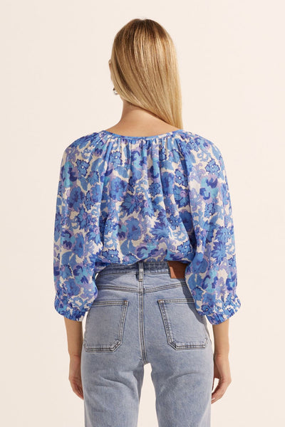 Zoe Kratzmann - Imbue Top - Pacific Floral