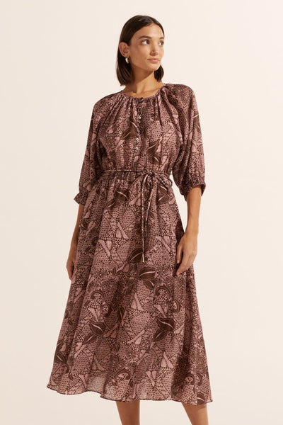 Zoe Kratzmann - Sonata Dress - Cacao Batik