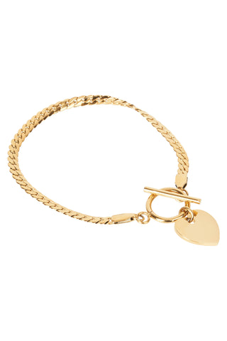 Eb & Ive - Ceduna Bracelet - Gold Heart